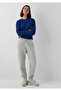 Women's M1023291-32175 Knitted Pants Gray Melange Gray - 3