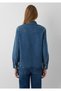 Angela Classic Denim Indigo Blue Jean Shirt Fitted / Bodycon Fit 1210819-A3846 - 6