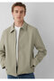 Zippered Khaki Jacket Regular Fit / Normal Cut 0110954-70354 - 2
