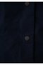 Hooded Navy Blue Jacket Oversize / Wide Cut 1110812-90372 - 8