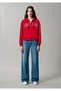 Jeans Hooded Red Sweatshirt 1S10587-86417 - 4