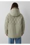 Water Repellent Hooded Khaki Quilted Jacket 1110499-70360 - 6