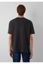 Black Brown Basic T-Shirt Loose Fit / Comfortable Cut 0612731-90892 - 5