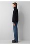Zippered Black Sweatshirt 0S10653-900 - 4