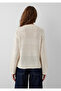 Perforated Ecru Sweater Regular Fit / Normal Cut 1711015-70057 - 6