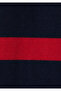 Striped Navy Blue Knitwear Polo 0710440-90367 - 8
