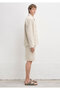 Linen Blend Pocketed Beige Shirt Loose Fit / Relaxed Fit 0212138-70322 - 6