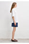 White Shirt with Ship Embroidery Detail Loose Fit / Relaxed Comfortable Cut 1211607-70057 - 6