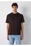 Label Detailed Brown Basic T-Shirt Loose Fit / Comfortable Cut 0611824-70240 - 3