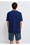 Sauce Bottle Printed Navy Blue T-Shirt Loose Fit / Comfortable Cut 0613382-70491 - 5