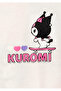 Kuromi Printed Ecru T-Shirt Loose Fit / Comfortable Loose Cut 7610456-70057 - 5