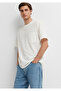 Pocket Detailed Ecru T-Shirt Regular Fit / Normal Cut 0613462-70057 - 2