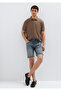 Brian Street Puslu Indigo Blue Jean Shorts 04184A3261 - 2