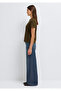 Manhattan Printed Green T-Shirt Fitted / Bodycon Cut 1614317-80769 - 5