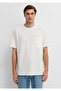 Pocket Detailed Ecru T-Shirt Regular Fit / Normal Cut 0613462-70057 - 4