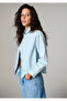 Garlia Classic Denim Open Jean Shirt Crop / Short Cut 1210924-A1586 - 2