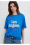 Los Angeles Printed T-Shirt Loose Fit / Relaxed Comfortable Cut 1613994-70912 - 3