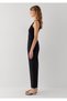 Linen Blend Black Trousers 1011197-900 - 4