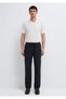 Elastic Waist Muslin Black Jogger Pants 0010596-71379 - 4