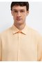 Orange Linen Shirt Regular Fit / Normal Cut 0211957-71157 - 8