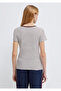 Burgundy Striped White T-Shirt Fitted / Bodycon Cut 1613928-91596 - 5