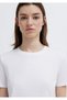White Basic T-Shirt Fitted / Bodycon Cut 1614106-620 - 7