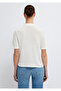 Knitted Ecru Polo T-Shirt Slim Fit / Narrow Cut 1614311-70057 - 5