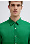 Green Linen Shirt Slim Fit / Narrow Cut 0211466-71704 - 6