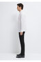 Black White Linen Shirt Regular Fit / Normal Cut 0211909-620 - 4
