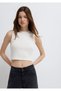 Ecru Crop Athlete Crop / Short Cut 1613982-70057