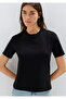 Black Basic T-Shirt Semi Slim Fit 1613895-900 - 3