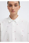 Floral Printed Ecru Shirt Loose Fit / Relaxed Fit 1210610-91381 - 7