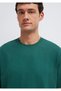 Green Basic T-Shirt Loose Fit / Relaxed Fit 0613146-71930 - 7