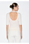 Back Detail Ecru Knitwear Fitted / Body-Fitting Cut 1710862-70051 - 6