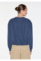 Crew Neck Navy Blue Sweatshirt 1S10508-70487 - 5