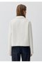 Wool Blend Ecru Jacket Loose Fit / Relaxed Fit 1110733-80194 - 5