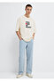 You Own My Heart Printed Ecru T-Shirt Oversize / Wide Cut 0613253-83043 - 5