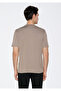 Lightweight and Flexible Brown Travel T-Shirt Regular Fit / Normal Cut 0613224-70352 - 5