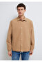Brown Shirt with Pockets Loose Fit / Relaxed Fit 0211871-88616 - 4