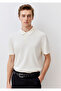 Ecru Knitwear Polo T-Shirt 0710248-70057 - 2