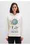 Rick and Morty Printed Ecru Sweatshirt 1S10468-80194 - 4