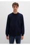 Black Navy Blue Sweatshirt 0S10480-80872 - 5