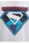Superman Printed White T-Shirt Loose Fit / Loose Relaxed Fit 0612917-620 - 6