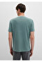 Printed Green T-Shirt Loose Fit / Loose Relaxed Fit 0612933-71917 - 5