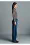 Striped Brown Polo T-Shirt Fitted / Slim Fit 1613836-91456 - 6
