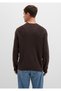 Crew Neck Brown Sweater Regular Fit / Regular Cut 0710307-70219 - 5