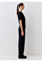 Linen Blend Black Short Sleeve Cardigan Slim Fit / Narrow Cut 1710782-900 - 5
