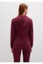 Hooded Claret Red Interlock Sweatshirt 1S10424-70394 - 5