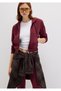 Hooded Claret Red Interlock Sweatshirt 1S10424-70394