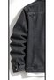 Men's Jean Denim Standard Fit Pocketed Buttoned Jeans Jacket - 4